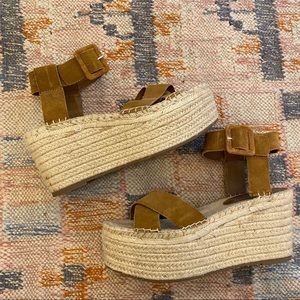 Marc Fisher platform espadrilles